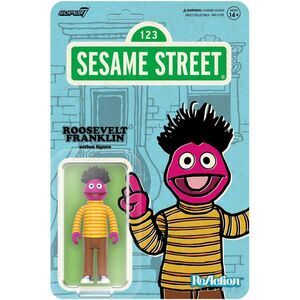 Super7 - Sesame Street - ReAction Wv4 - Roosevelt Franklin  COLLECTIBLES